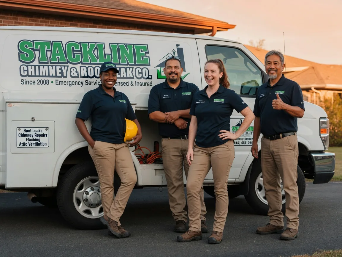 Chimney flashing repair company in Blaine, OH